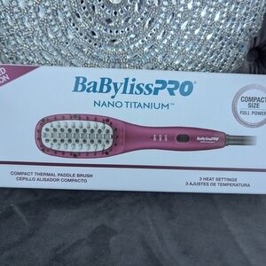 BaBylissPRO Nano Titanium Pink Paddle Brush